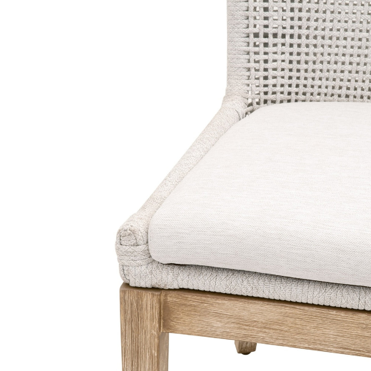   White Speckle Rope Dining Chairs (2) | Oroa.com