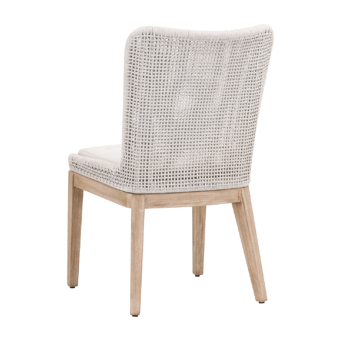   White Speckle Rope Dining Chairs (2) | Oroa.com