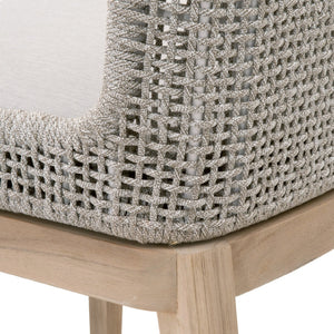   White Rope Outdoor Dining Chairs (2) | Oroa.com