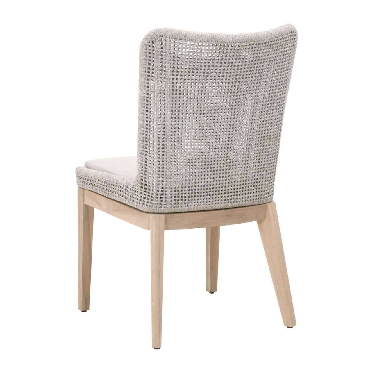   White Rope Outdoor Dining Chairs (2) | Oroa.com