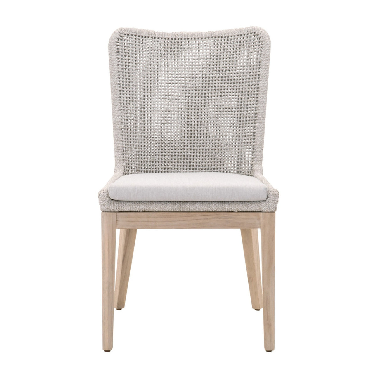   White Rope Outdoor Dining Chairs (2) | Oroa.com