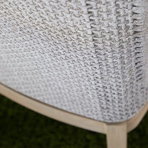   White Rope Outdoor Dining Chairs (2) | Oroa.com