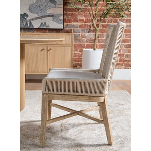   Beige Rope Dining Chairs (2) | Oroa.com