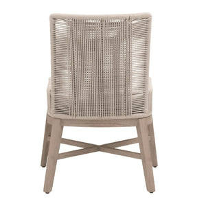  Beige Rope Outdoor Dining Chairs (2) | Oroa.com