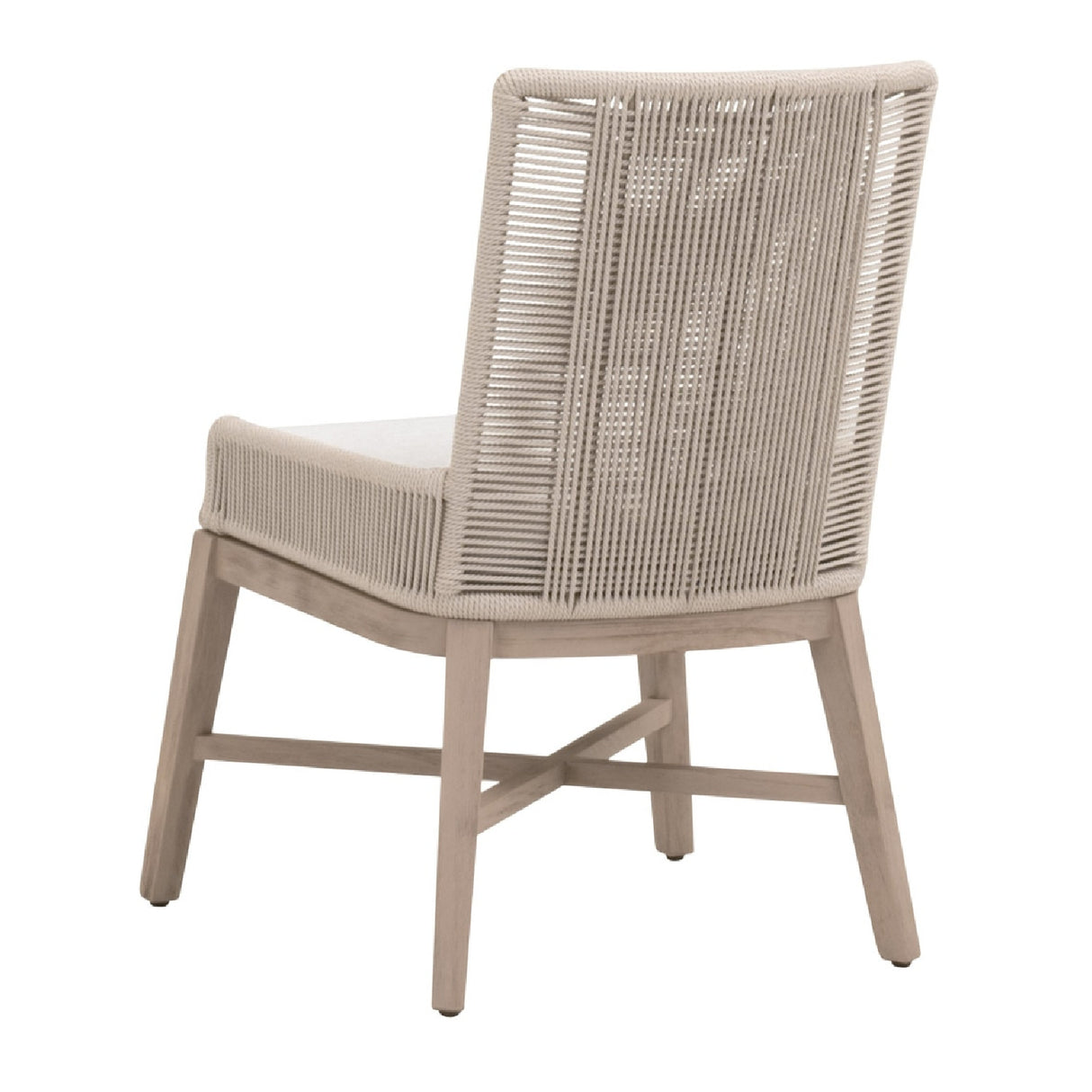   Beige Rope Outdoor Dining Chairs (2) | Oroa.com