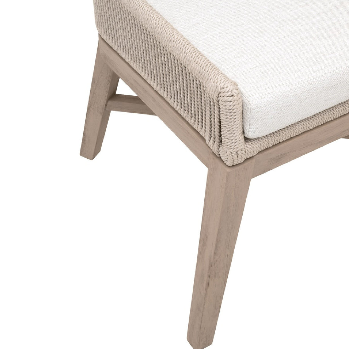   Beige Rope Outdoor Dining Chairs (2) | Oroa.com