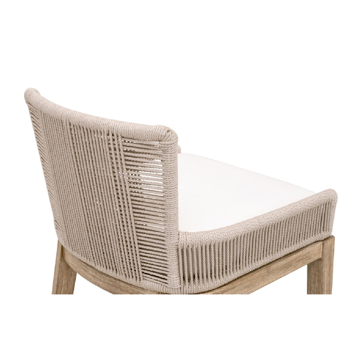   Beige Twist Rope Counter Stool | Oroa.com