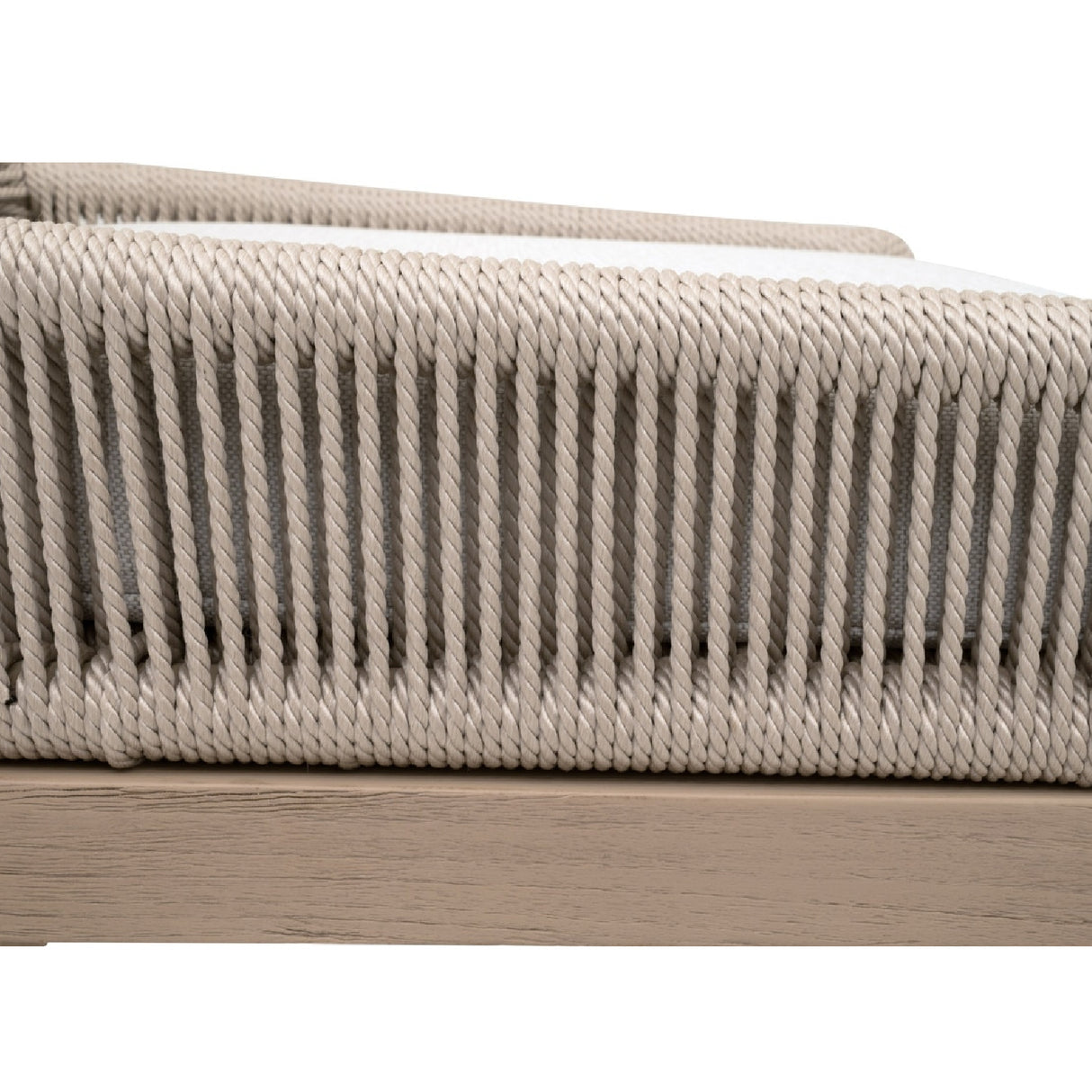   Beige Rope Outdoor Counter Stool | Oroa.com
