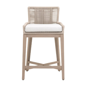   Beige Rope Outdoor Counter Stool | Oroa.com