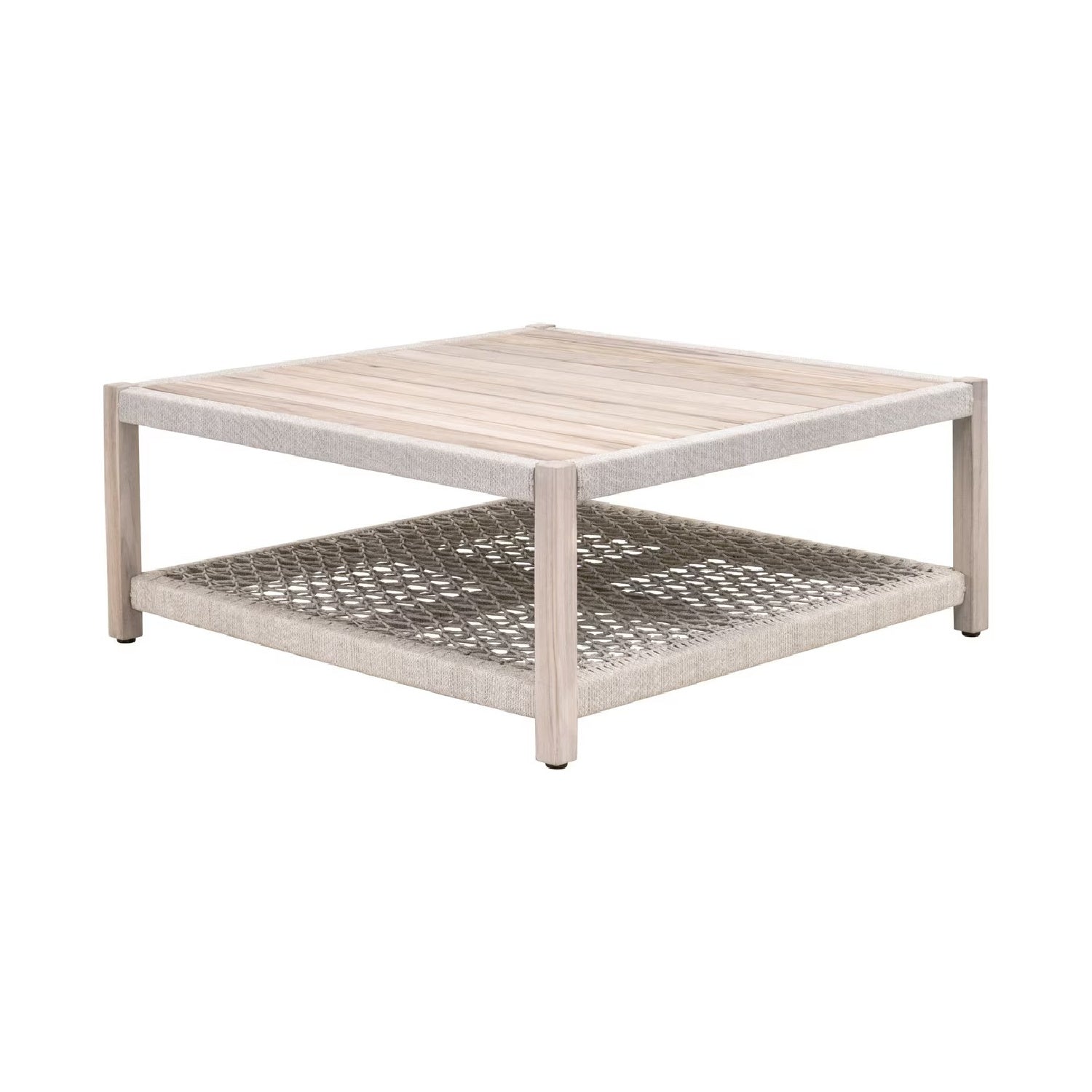 Teak Square Outdoor Coffee Table | Living Essentials Wrap
