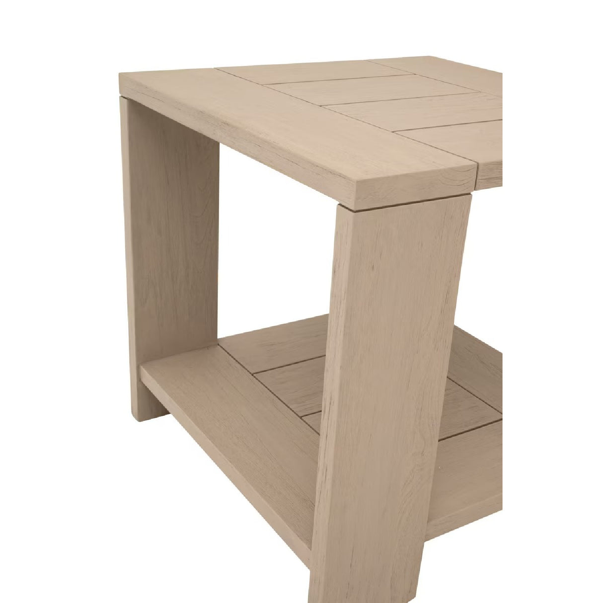   Teak Scandinavian Outdoor End Table | Oroa.com