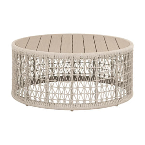   Beige Rope Outdoor Coffee Table | Oroa.com