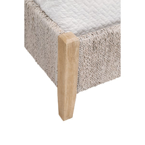   Whitewashed Abaca Rope Bed | Oroa.com
