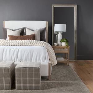   Gray Mahogany 1-Drawer Nightstand | Oroa.com