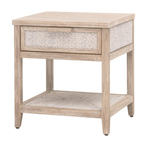   Gray Mahogany 1-Drawer Nightstand | Oroa.com