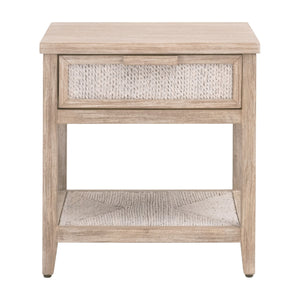   Gray Mahogany 1-Drawer Nightstand | Oroa.com