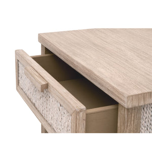   Gray Mahogany 1-Drawer Nightstand | Oroa.com