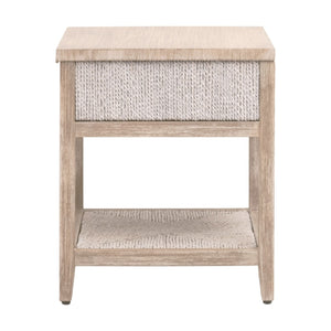   Gray Mahogany 1-Drawer Nightstand | Oroa.com