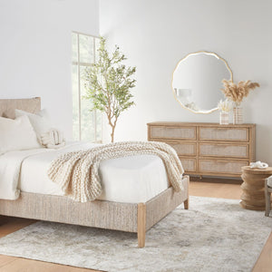   Gray Mahogany 6-Drawer Double Dresser | Oroa.com