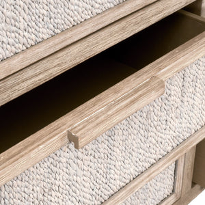   Gray Mahogany 6-Drawer Double Dresser | Oroa.com