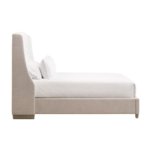   Beige Fabric Bed | Oroa.com