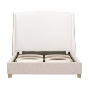   Beige Fabric Bed | Oroa.com