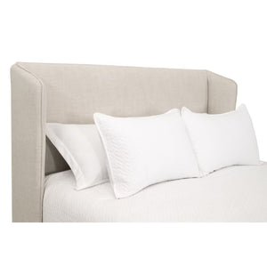   Modern European furniture - Winged Headboard Kind Bed - www.oroa.com | Oroa.com