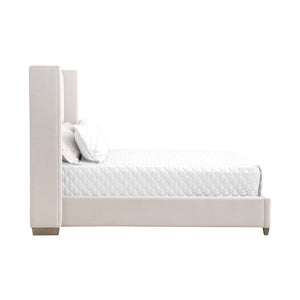   Cream Velvet California King Bed | Oroa.com