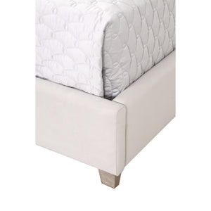   Cream Velvet California King Bed | Oroa.com