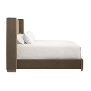   Channeled Velvet King Bed | Oroa.com