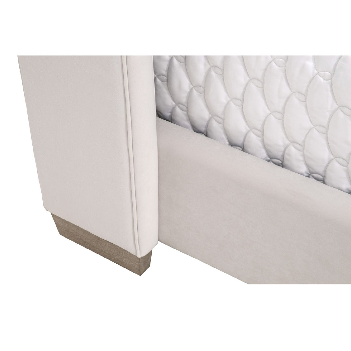   Channeled Velvet King Bed | Oroa.com