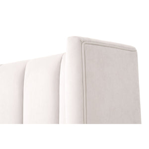   Channeled Velvet King Bed | Oroa.com