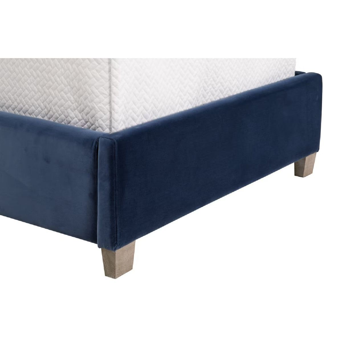   Blue Velvet Twin Bed | Oroa.com