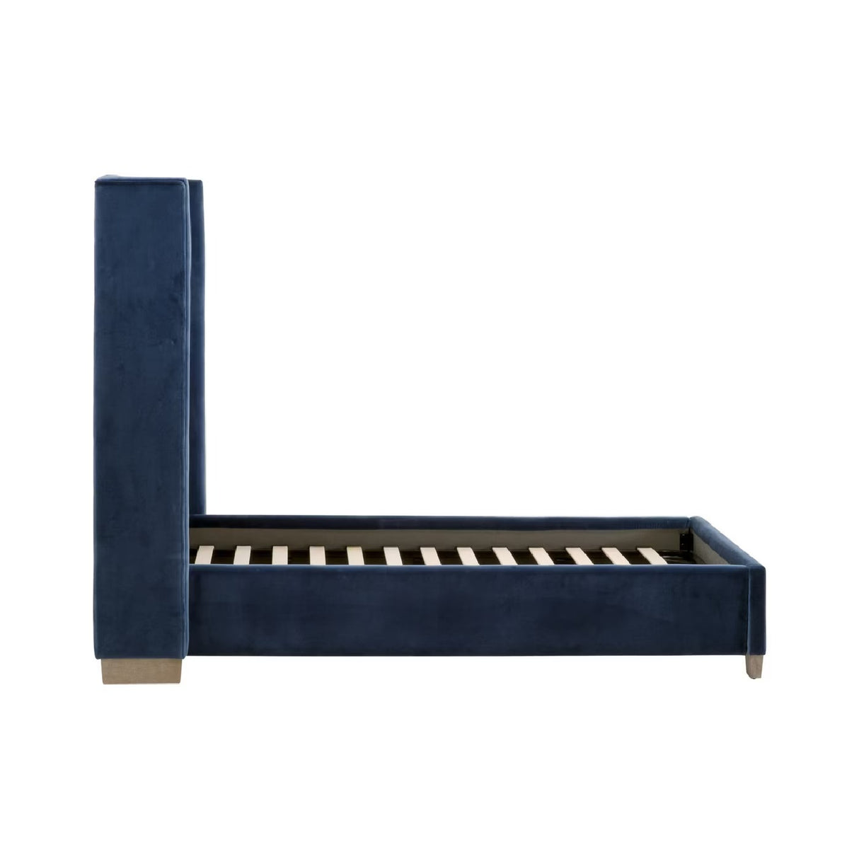   Blue Velvet Twin Bed | Oroa.com
