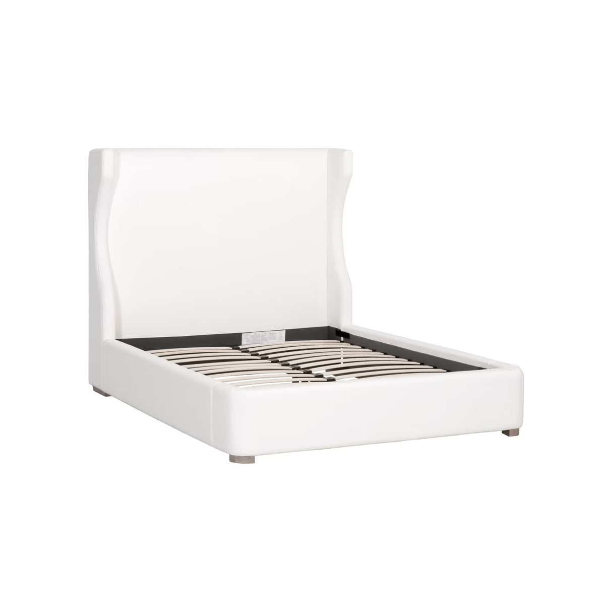   Wing-Shaped Headboard Queen Bed | Oroa.com