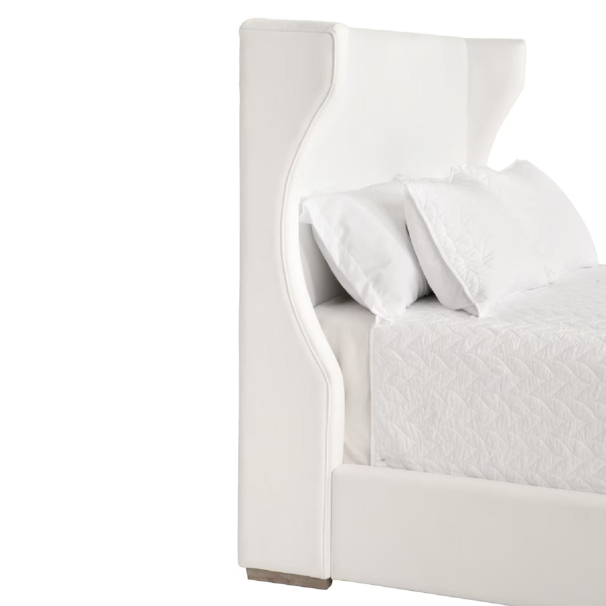   Wing-Shaped Headboard Queen Bed | Oroa.com