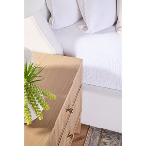   Wing-Shaped Headboard Queen Bed | Oroa.com