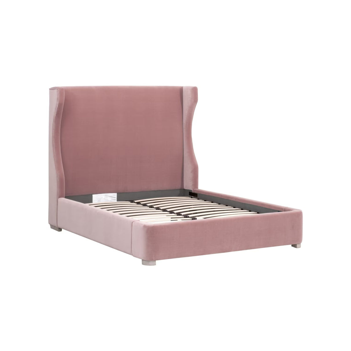   Wing-Shaped Headboard Queen Bed | Oroa.com