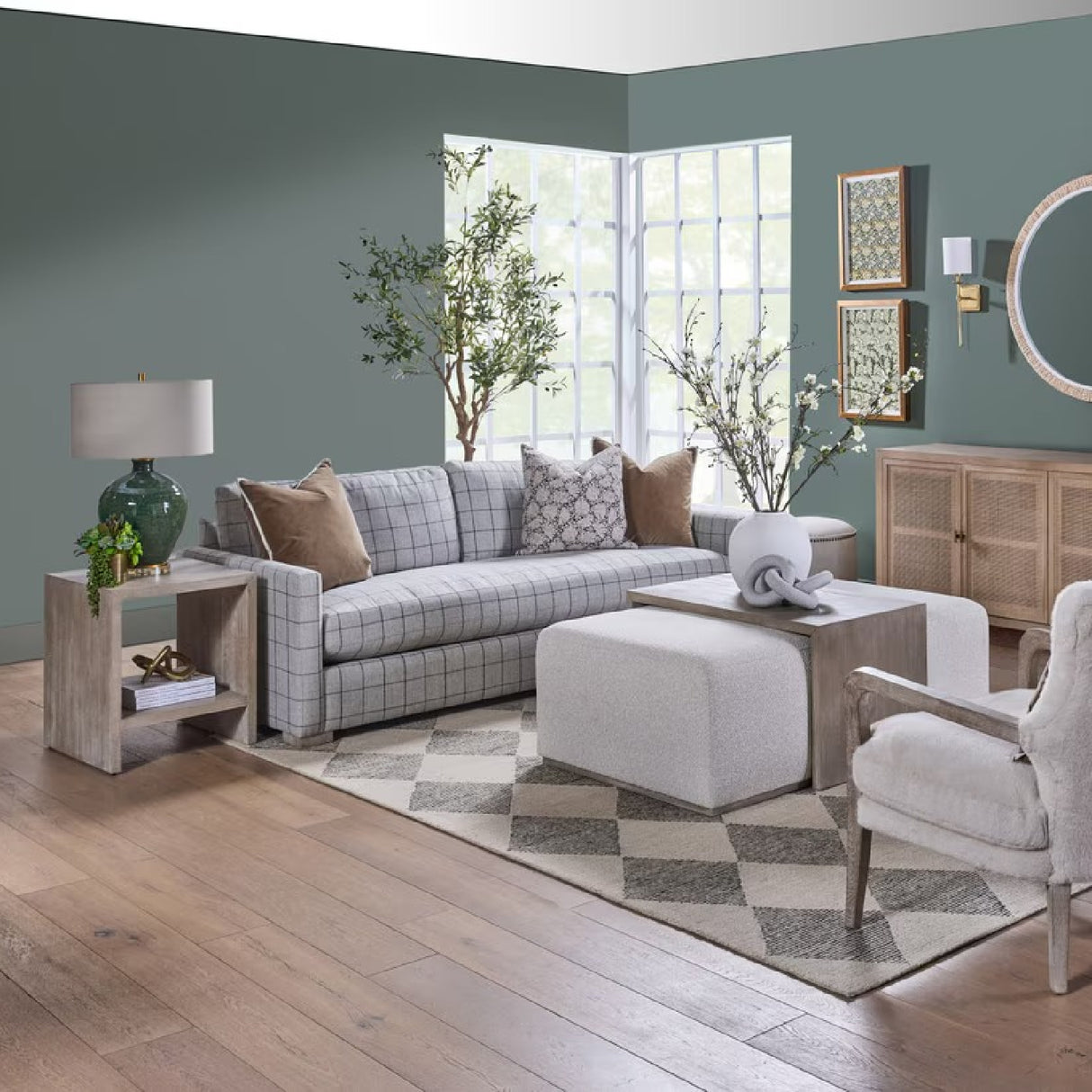   Piped Square Pillows (2) | Oroa.com