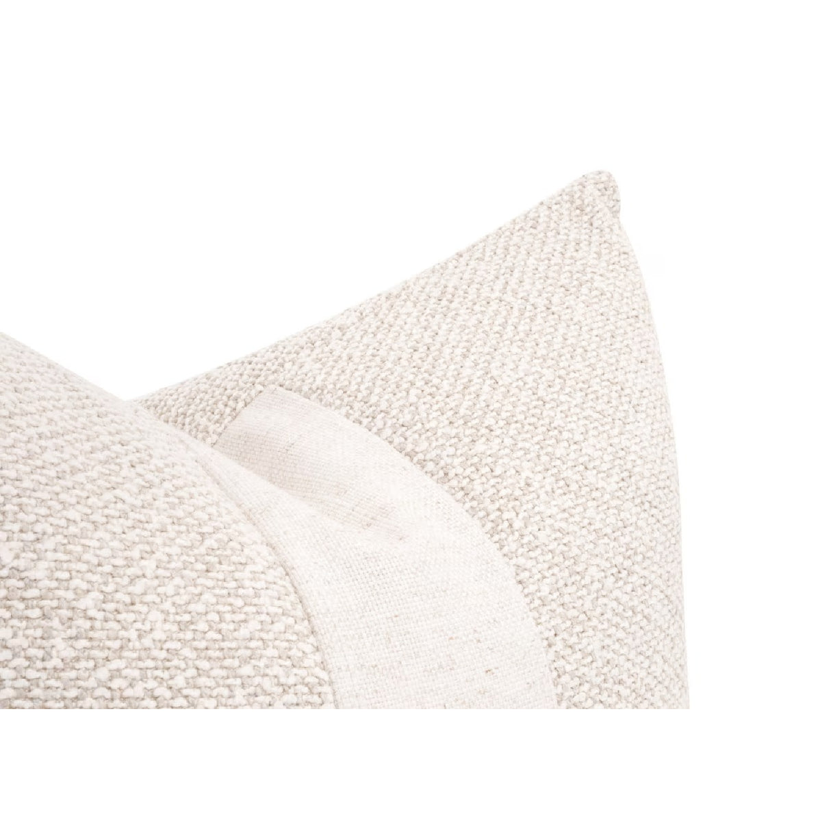   Cream Linen Stripe Pillows (2) | Oroa.com