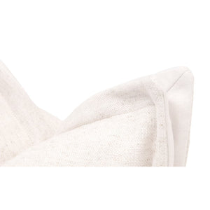   Cream Linen Flanged Pillows (2) | Oroa.com