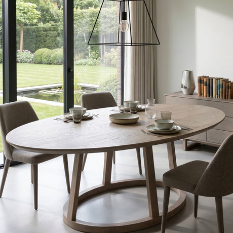   Oval Oak Dining Table | Oroa.com