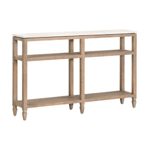   White Quartz Top Console Table | Oroa.com