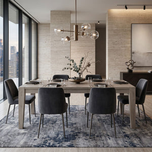   Gray Oak Extendable Dining Table | Oroa.com