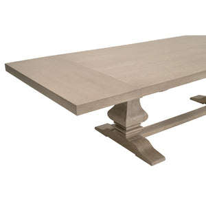   Extendable Gray Oak Dining Table | Oroa.com