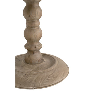   Gray Pine Round Dining Table | Oroa.com