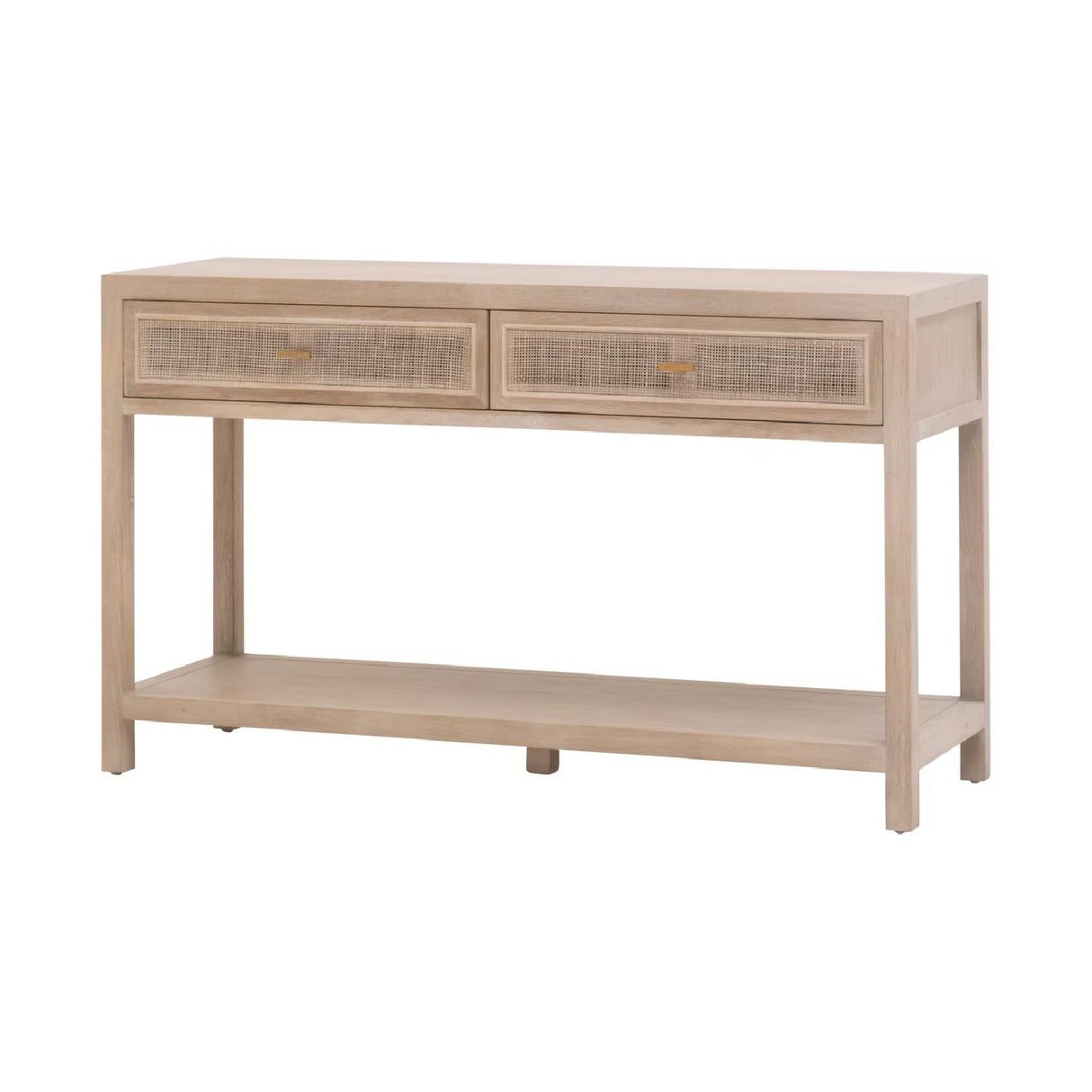   Gray Oak 2-Drawer Console Table | Oroa.com