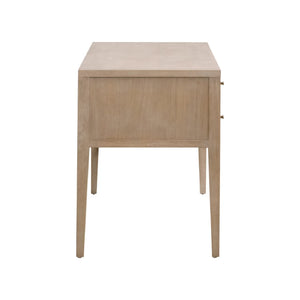   Gray Oak 5-Drawer Desk | Oroa.com
