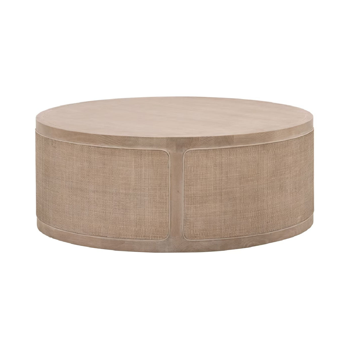   Gray Oak Round Coffee Table | Oroa.com