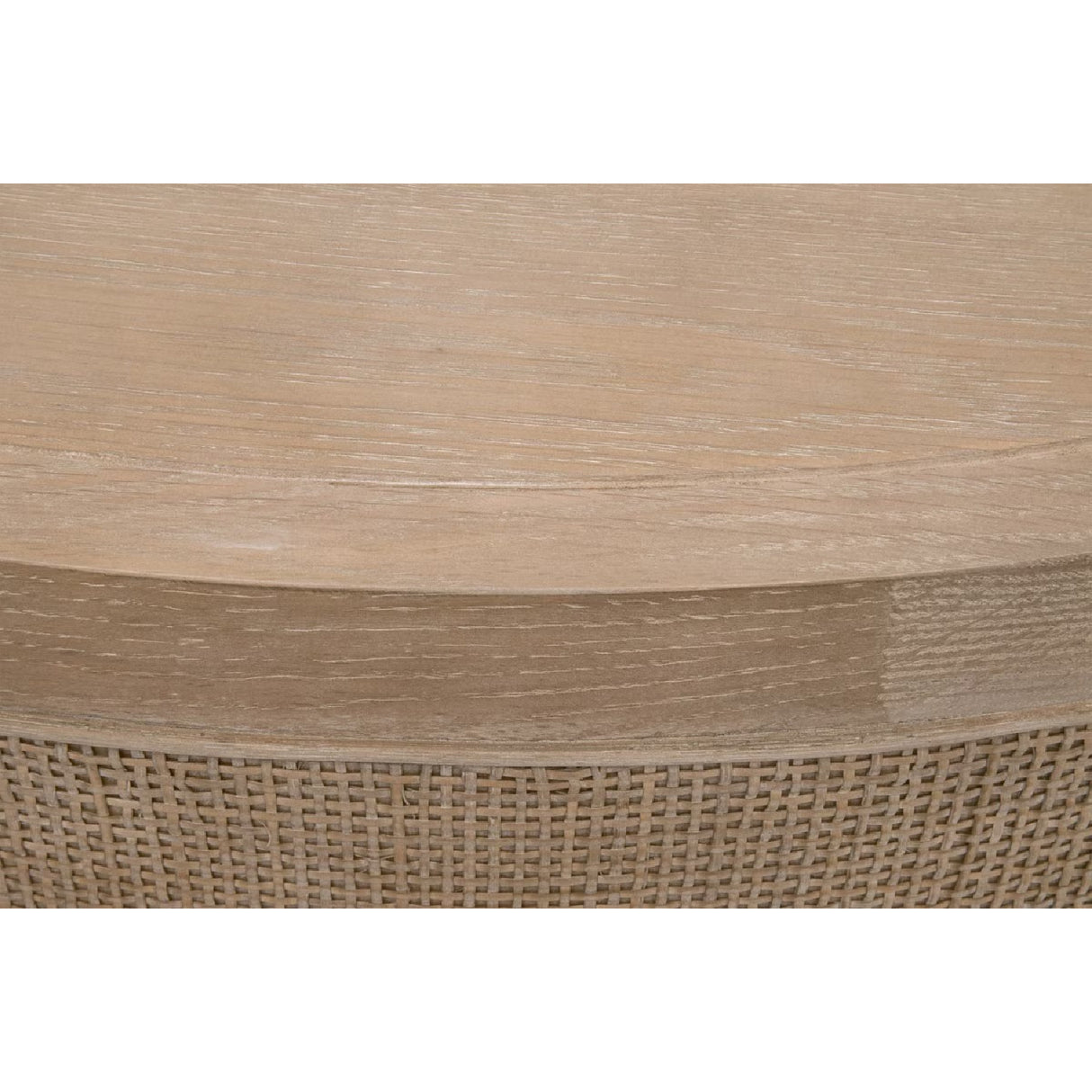   Gray Oak Round Coffee Table | Oroa.com